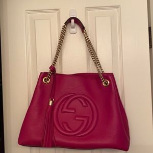 Gucci soho bag hot pink. One size. Great condition